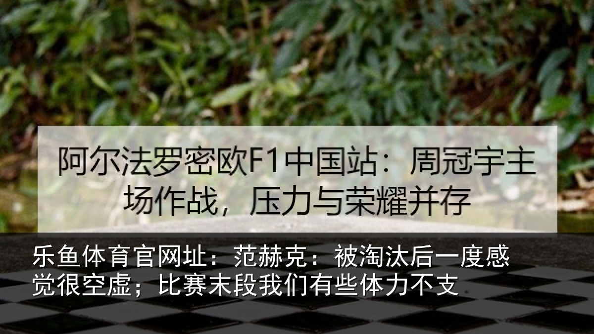 乐鱼体育官网址：范赫克：被淘汰后一度感觉很空虚；比赛末段我们有些体力不支