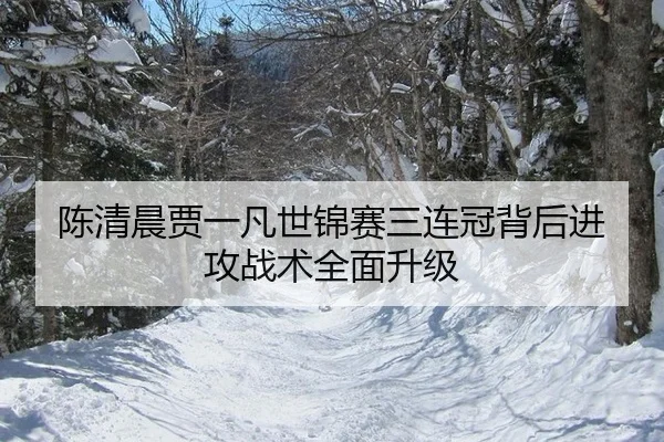 陈清晨贾一凡世锦赛三连冠背后进攻战术全面升级
