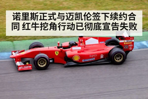 诺里斯正式与迈凯伦签下续约合同 红牛挖角行动已彻底宣告失败